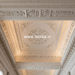 Carved Ceiling Design Pop Cornice Molding Design No-331