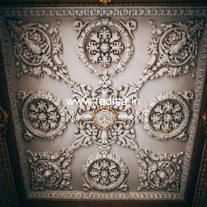 Carved Ceiling Design False Ceiling Wallpaper No-357