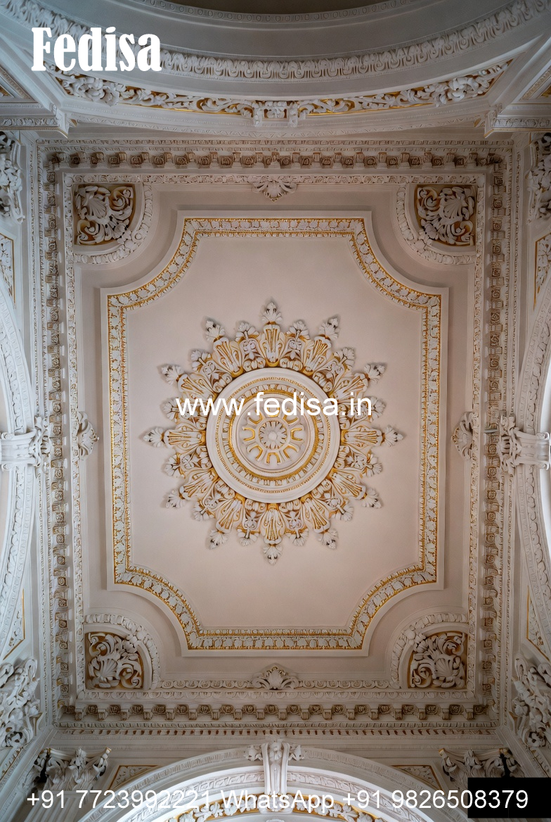 Carved Ceiling Design Flower Pop Design No-364