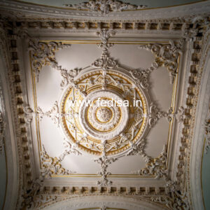 Carved Ceiling Design Low Cost Simple Pop Design No-382