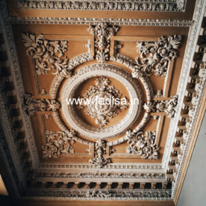 Carved Ceiling Design Pooja Room Ceiling Design No-414