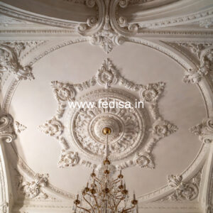 Carved Ceiling Design False Ceiling Design For Shop No-444