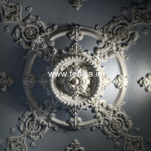 Carved Ceiling Design Double Height Ceiling Design No-457