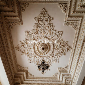 Carved Ceiling Design Dining False Ceiling No-467