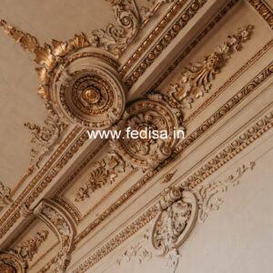 Carved Ceiling Design Wooden Pop Design No-496