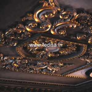 Carved Ceiling Design Folsiling New Design Hall No-505