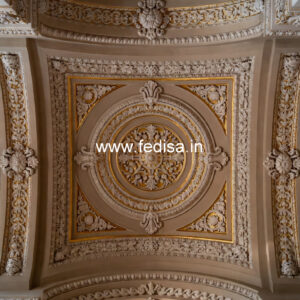 Carved Ceiling Design Fall Ceiling Design For Hall With Two Fans 2026 No-538