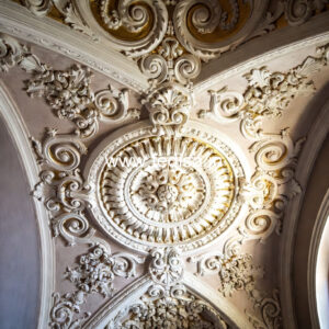 Carved Ceiling Design False Ceiling Flower Design No-544