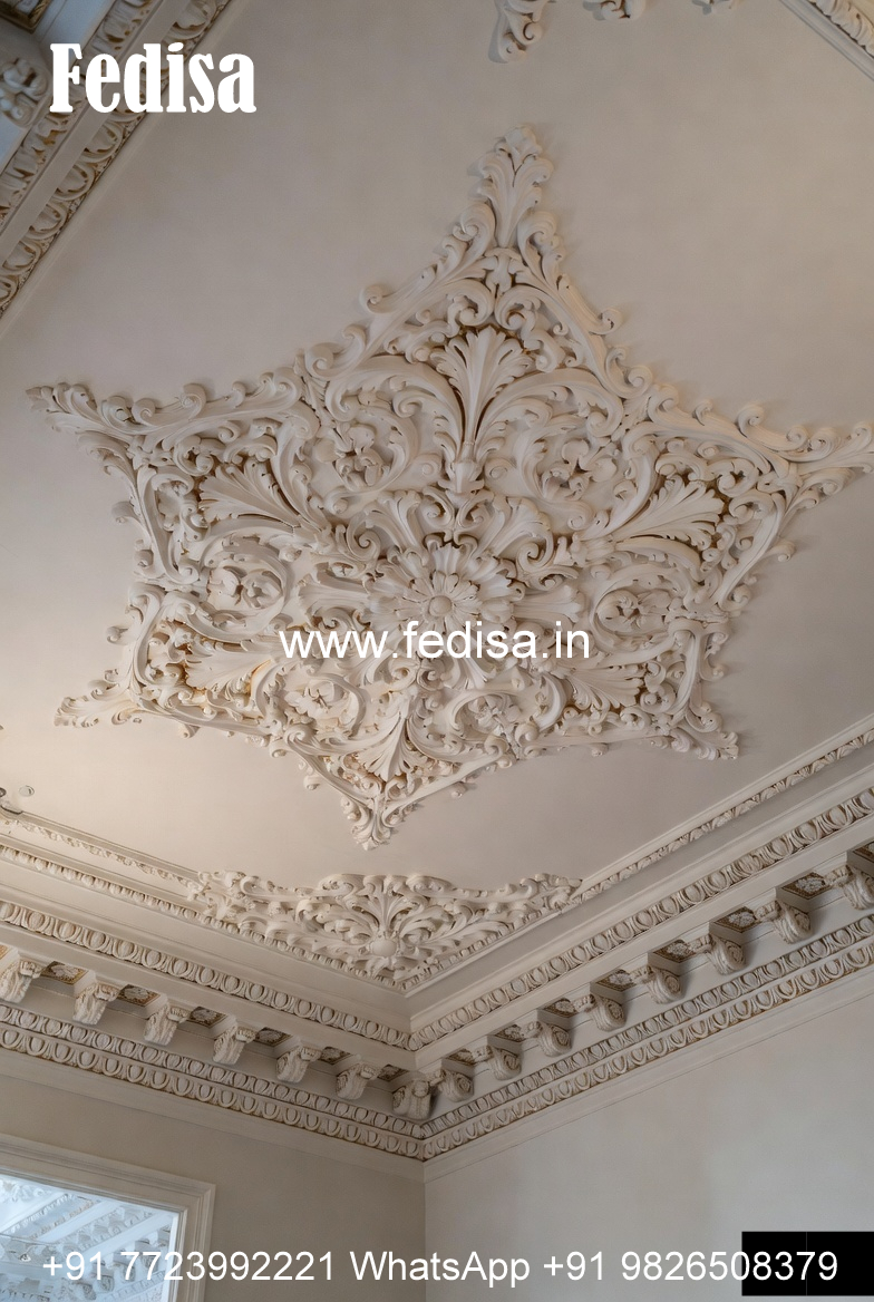 Carved Ceiling Design False Ceiling Interior Design No-550