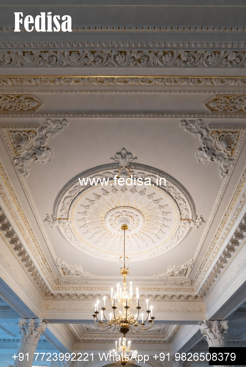 Carved Ceiling Design Kitchen Pop Plus Minus Design No-567