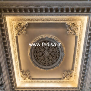 Carved Ceiling Design High Ceiling Wall Decor Ideas No-620
