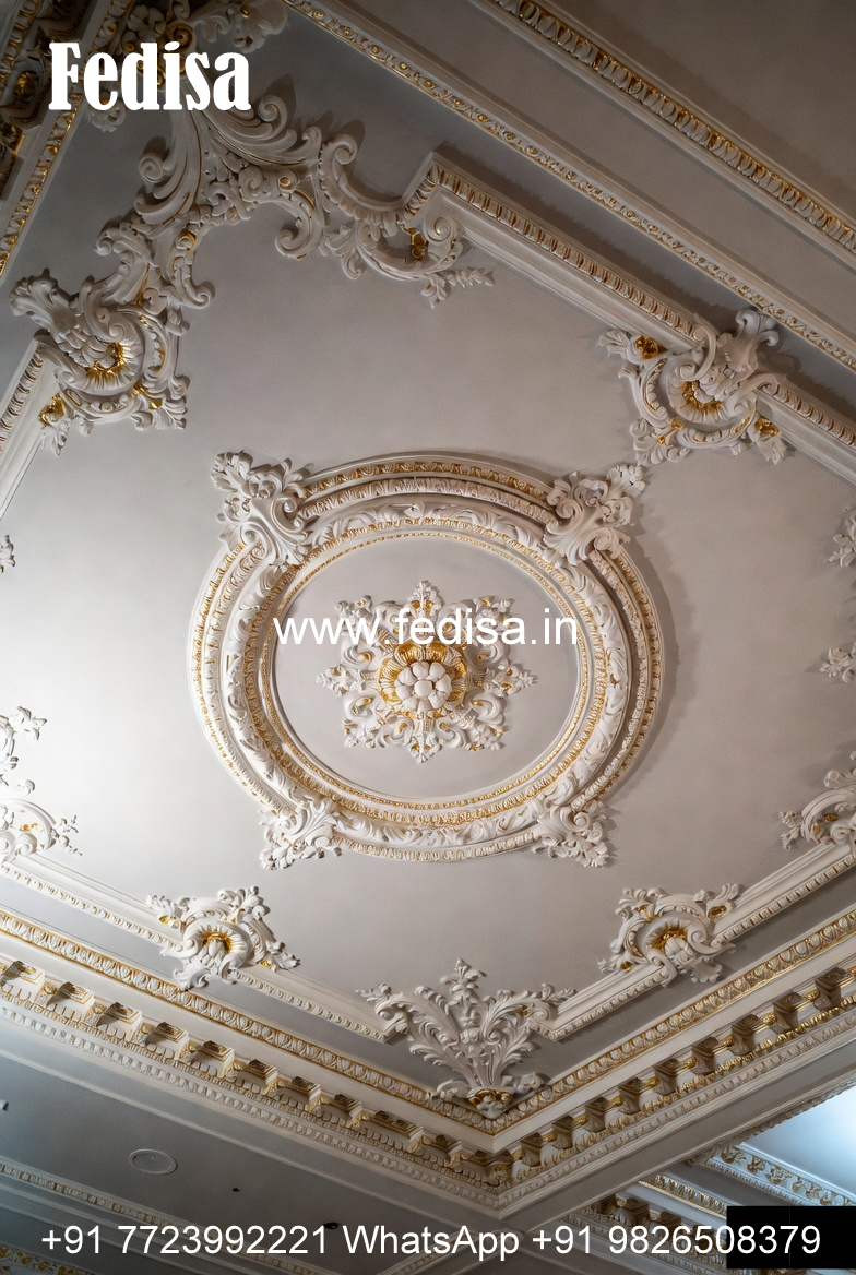 Carved Ceiling Design False Ceiling Ideas For Living Room No-636