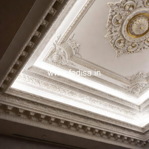 Carved Ceiling Design House False Ceiling Design No-657