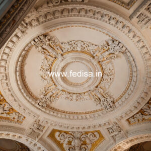 Carved Ceiling Design Gypsum Board Design For Living Room No-659