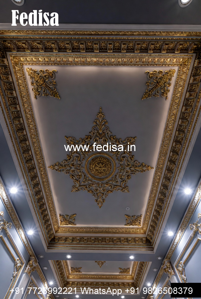 Carved Ceiling Design Double Ceiling Design No-697