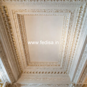 Carved Ceiling Design Pop Flower Design For Hall No-728