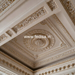 Carved Ceiling Design Plane Pop Design No-749