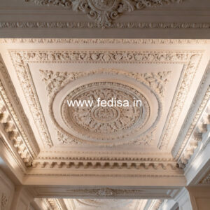 Carved Ceiling Design Modern Pop Plus Minus Design No-751