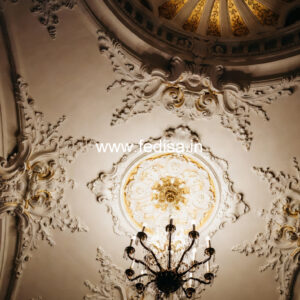 Carved Ceiling Design Half False Ceiling Design No-774