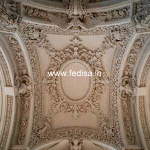 Carved Ceiling Design Hall Ceiling Design In Cement No-826