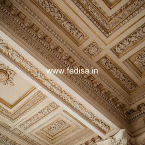 Carved Ceiling Design Mandir Ceiling Design No-835