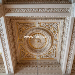 Carved Ceiling Design Pop Corner Design For Hall No-847