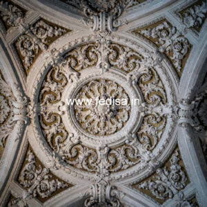 Carved Ceiling Design Pvc False Ceiling Design For Living Room No-856