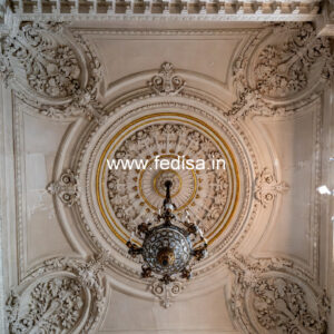 Carved Ceiling Design Mdf Jali False Ceiling No-858