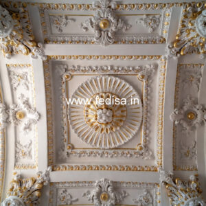 Carved Ceiling Design False Ceiling Round Design No-890