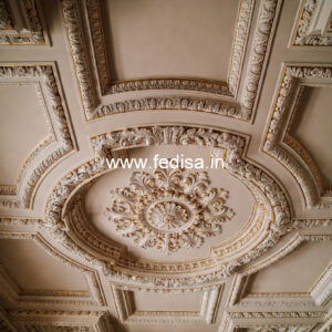 Carved Ceiling Design High Ceiling Modern House Design No-894