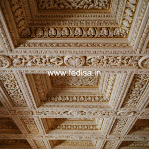 Carved Ceiling Design Hexagon Ceiling Design No-937