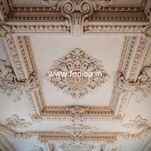 Carved Ceiling Design Pop Design For Rectangular Hall No-963