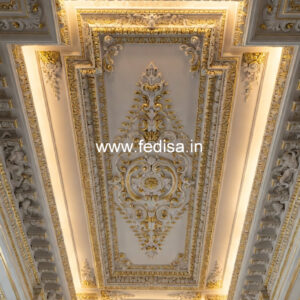 Carved Ceiling Design False Ceiling Design For Restaurant No-967