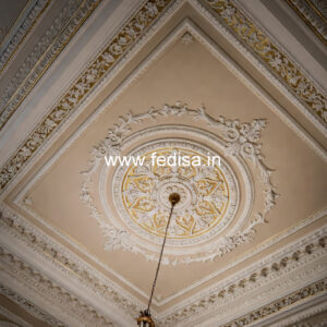 Carved Ceiling Design Crown Molding Ceiling Ideas No-1036
