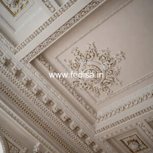 Carved Ceiling Design Classic False Ceiling Design No-1056
