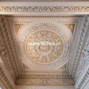 Carved Ceiling Design Main Hall Pop Design No-1075