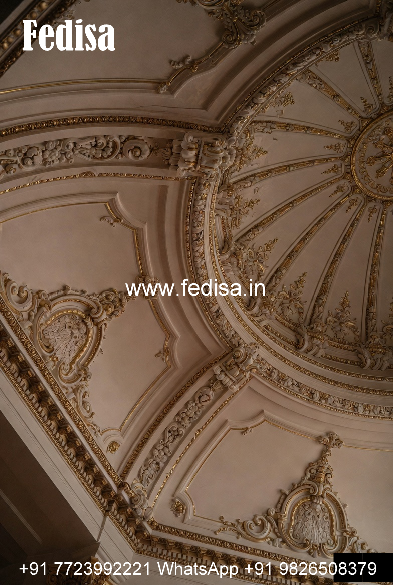 Carved Ceiling Design False Ceiling Plain Design No-1079