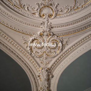 Carved Ceiling Design Heart Shape Pop Design No-1089