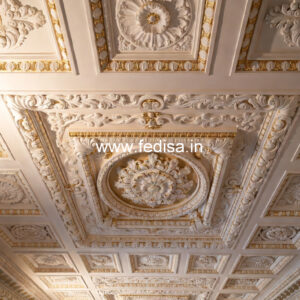 Carved Ceiling Design High Ceiling Bedroom Ideas No-1100