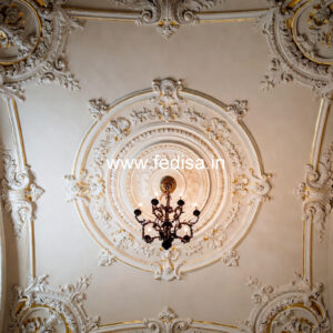 Carved Ceiling Design Pop Simple Design For Room No-1132