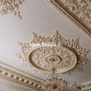Carved Ceiling Design Pop Ceiling Led Light Design No-1138