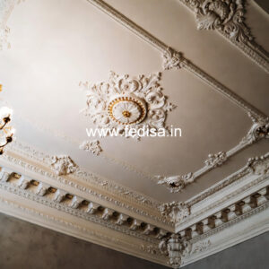 Carved Ceiling Design Pop Bed Design No-1141