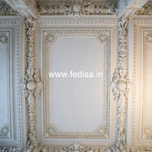 Carved Ceiling Design Plaster Of Paris Design For Bedroom No-1156