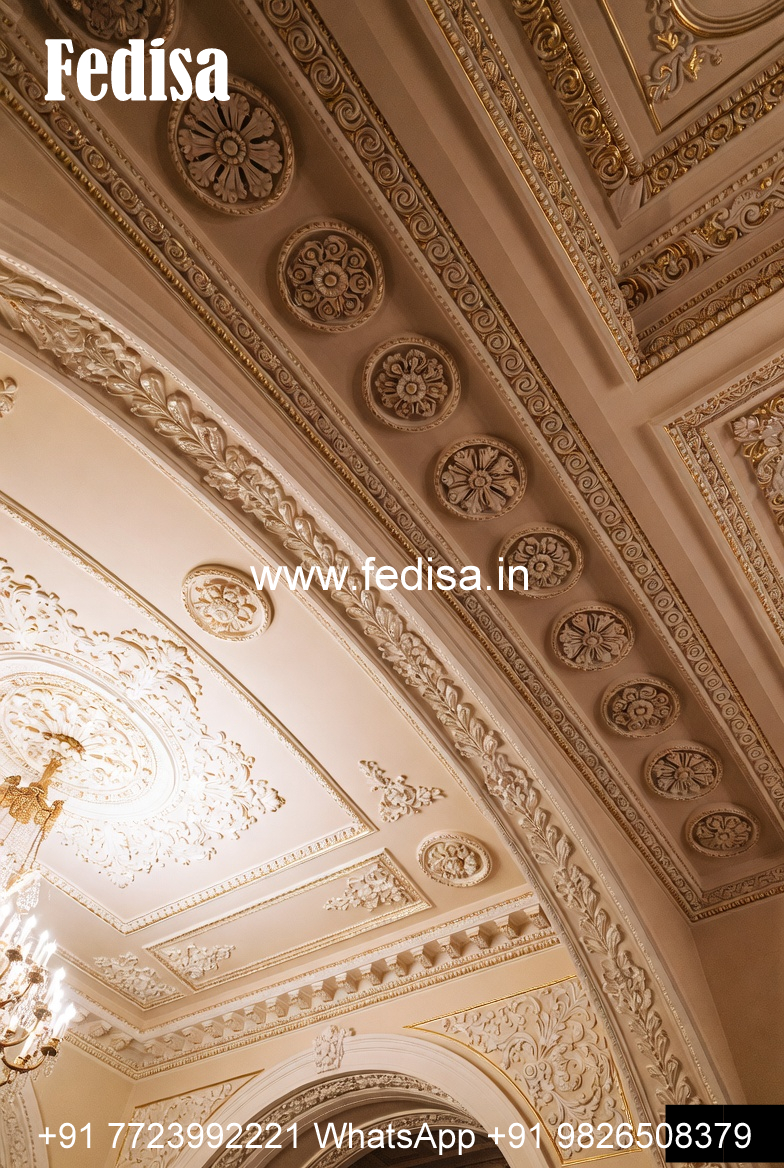 Carved Ceiling Design Interior False Ceiling No-1162