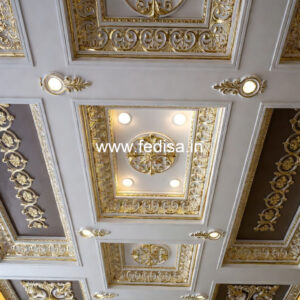 Carved Ceiling Design Living Hall Ceiling Design No-1187