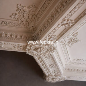 Carved Ceiling Design Pop Double Fan Design No-1189