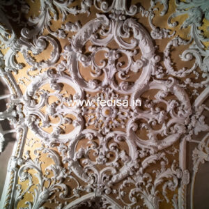 Carved Ceiling Design False Ceiling Design For Hall With Two Fans 2026 No-1191