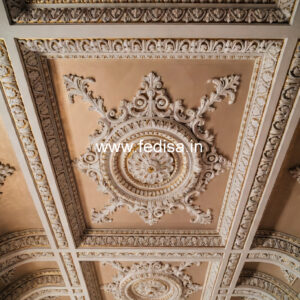 Carved Ceiling Design 3 Fan Box Pop Design No-1248