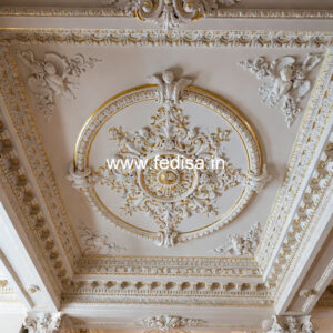 Carved Ceiling Design Bedroom Design False Ceiling No-1257