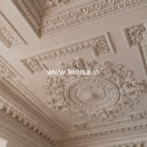 Carved Ceiling Design Pop Plus Minus Design For Roof No-1289